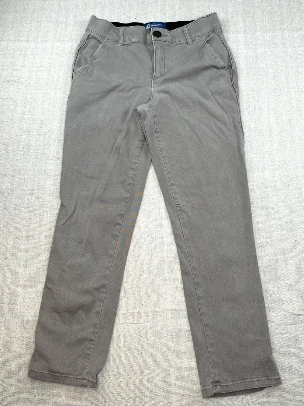 Democracy Men's Gray Slim Casual Chinos